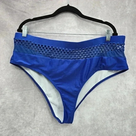 Blue Swimsuit Swimwear Bikini Bottom Size 4XL - Picture 1 of 5